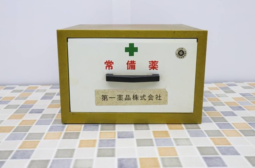 昭和レトロ 美品　アンティーク　古美術品　木製薬箱 引き出し付き 昭和レトロ 美品 アンティーク 古美術品 木製薬箱 引き出し付き